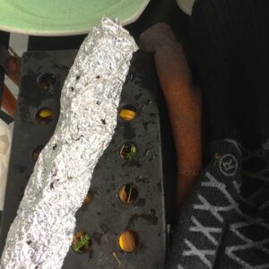 BBQ Smoker box, foil pouch
